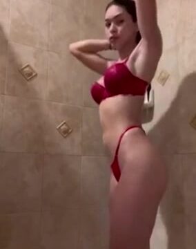 Aishah Sofey shower tease so hot