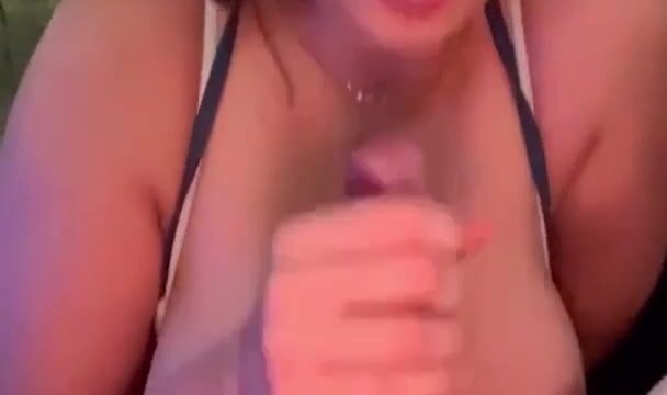 Tameeka Kerr Nude POV Car Blowjob Video